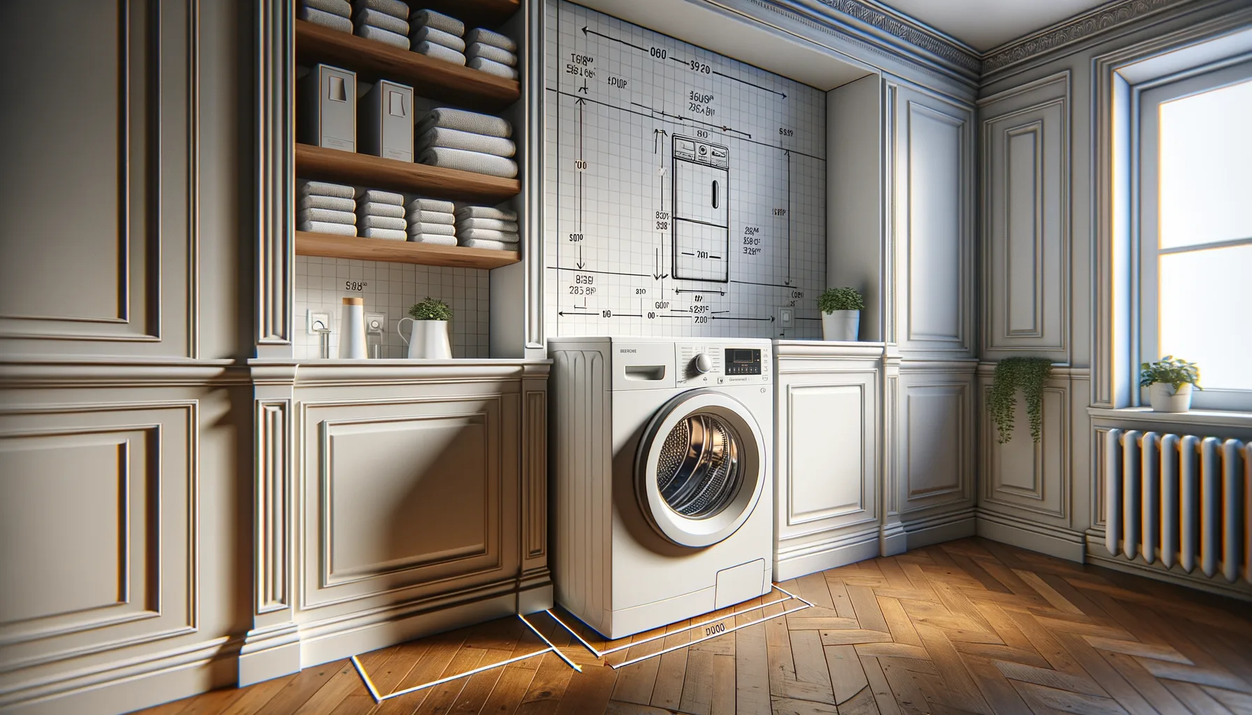Waschtrockner kaufen: Masse, Einbauvoraussetzungen und Platzbedarf