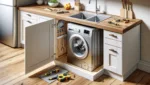 Waschtrockner unter der Arbeitsplatte integrieren: DIY-Einbaumoeglichkeiten