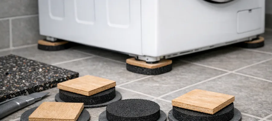 Waschtrockner-Vibrationsdaempfer aus einfachen Materialien herstellen