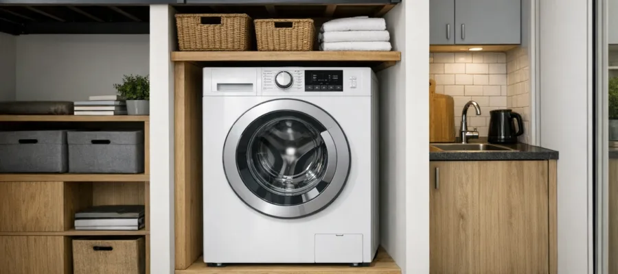 Waschtrockner in kleinen Wohnungen: Clever platzieren ohne Abstriche