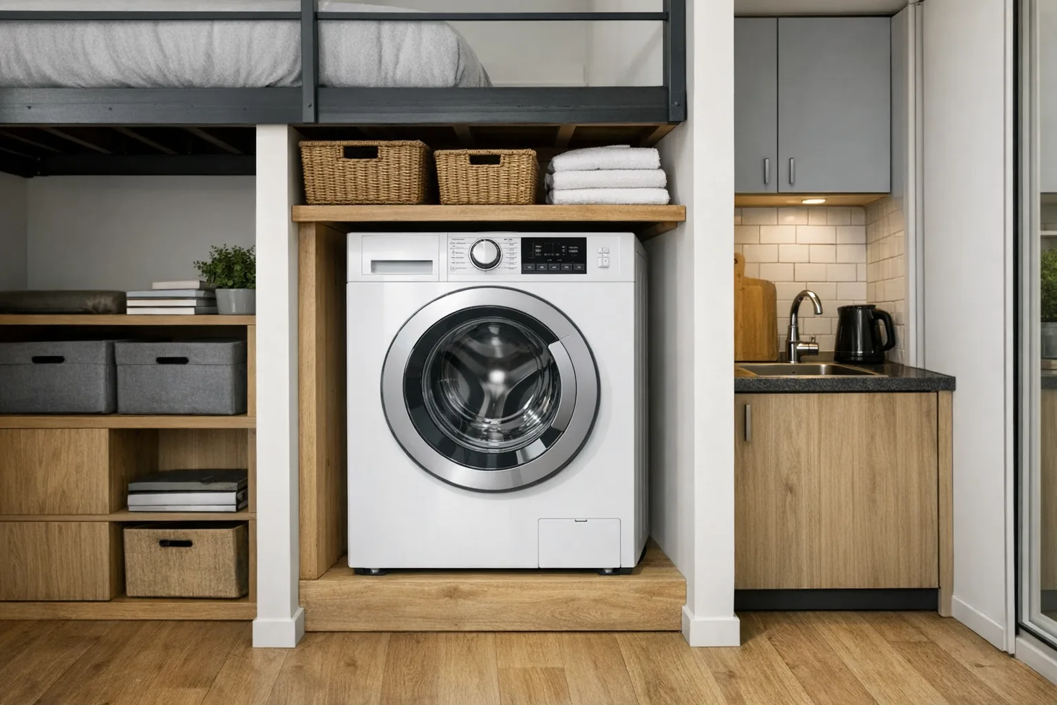 Waschtrockner in kleinen Wohnungen: Clever platzieren ohne Abstriche