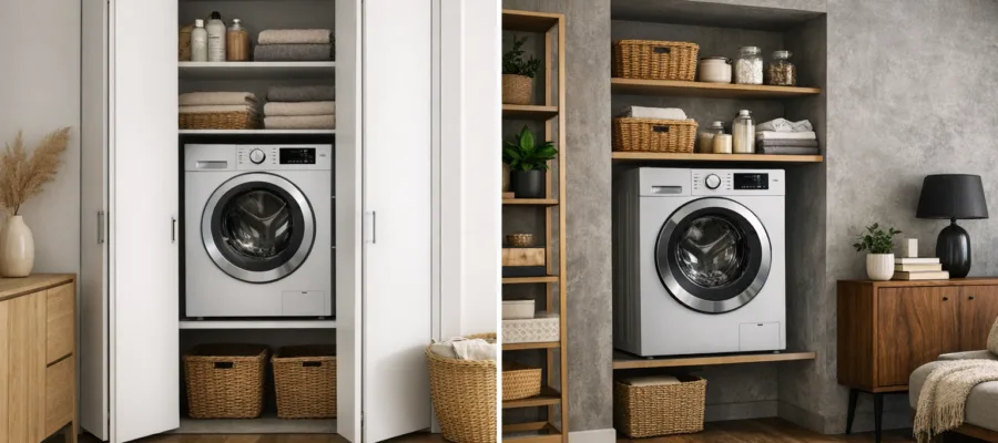 Waschtrockner verstecken oder zeigen: Vor- und Nachteile im Wohnstil